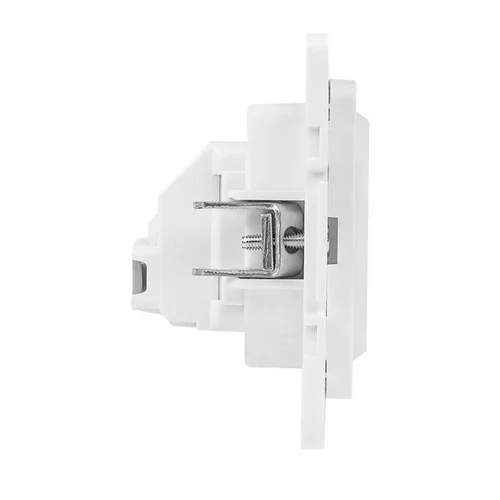 Розетка 1-м СП Стокгольм 16А IP20 с заземл. защ. шторки механизм бел. PROxima EKF EYR16-028-10