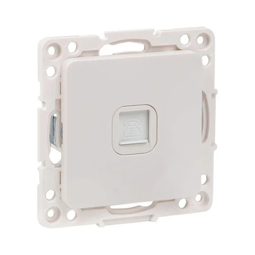 Розетка телефонная 1-м Стокгольм механизм бел. PROxima EKF EYT01-034-10