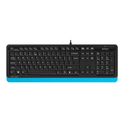 Клавиатура + мышь A4Tech Fstyler F1010 клав:чер/синий мышь:чер/синий USB Multimedia (F1010 BLUE)