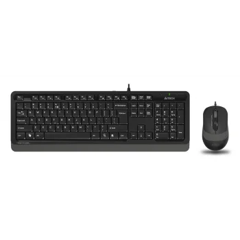Клавиатура + мышь A4Tech Fstyler F1010 клав:чер/серый мышь:черй/серый USB Multimedia (F1010 GREY)
