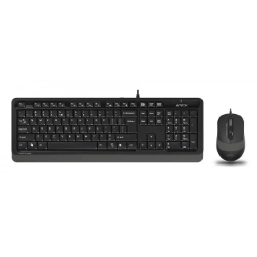 Клавиатура + мышь A4Tech Fstyler F1010 клав:чер/серый мышь:черй/серый USB Multimedia (F1010 GREY)