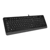 Клавиатура + мышь A4Tech Fstyler F1010 клав:чер/серый мышь:черй/серый USB Multimedia (F1010 GREY)