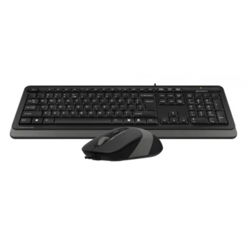 Клавиатура + мышь A4Tech Fstyler F1010 клав:чер/серый мышь:черй/серый USB Multimedia (F1010 GREY)