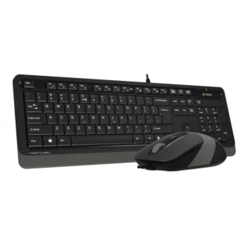 Клавиатура + мышь A4Tech Fstyler F1010 клав:чер/серый мышь:черй/серый USB Multimedia (F1010 GREY)