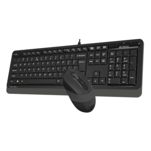 Клавиатура + мышь A4Tech Fstyler F1010 клав:чер/серый мышь:черй/серый USB Multimedia (F1010 GREY)