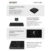 Клавиатура + мышь A4Tech Fstyler F1010 клав:чер/серый мышь:черй/серый USB Multimedia (F1010 GREY)