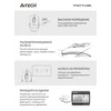 Клавиатура + мышь A4Tech Fstyler F1010 клав:чер/серый мышь:черй/серый USB Multimedia (F1010 GREY)