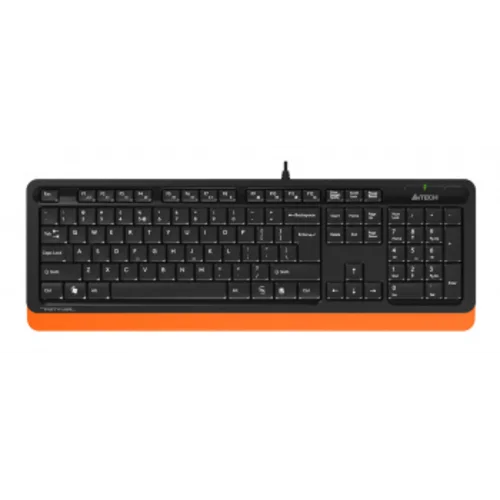 Клавиатура + мышь A4Tech Fstyler F1010 клав:чер/оранж мышь:чер/оранж USB Multimedia (F1010 ORANGE)