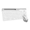 Клавиатура + мышь A4Tech Fstyler FB2535C клав:бел/серый мышь:бел/серый USB беспроводная Bluetooth/Радио slim (FB2535C ICY WHITE)