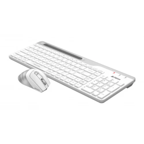 Клавиатура + мышь A4Tech Fstyler FB2535C клав:бел/серый мышь:бел/серый USB беспроводная Bluetooth/Радио slim (FB2535C ICY WHITE)
