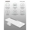 Клавиатура + мышь A4Tech Fstyler FB2535C клав:бел/серый мышь:бел/серый USB беспроводная Bluetooth/Радио slim (FB2535C ICY WHITE)