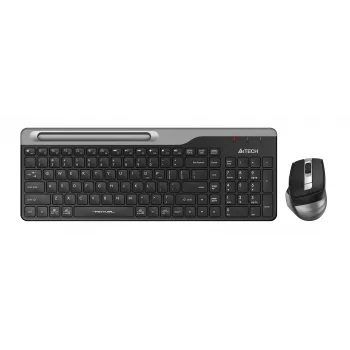 Клавиатура + мышь A4Tech Fstyler FB2535C клав:чер/серый мышь:чер/серый USB беспроводная Bluetooth/Радио slim (FB2535C SMOKY GREY)