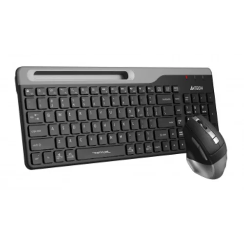Клавиатура + мышь A4Tech Fstyler FB2535C клав:чер/серый мышь:чер/серый USB беспроводная Bluetooth/Радио slim (FB2535C SMOKY GREY)