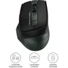 Мышь A4Tech Fstyler FB35 зеленый/черный оптическая (2000dpi) беспроводная BT/Radio USB для ноутбука (6but)