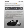 Мышь A4Tech Fstyler FB35 серый оптическая (2000dpi) беспроводная BT/Radio USB для ноутбука (6but)
