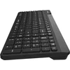 Клавиатура A4Tech Fstyler FBK23 AS черный USB беспроводная BT/Radio (FBK23 AS)