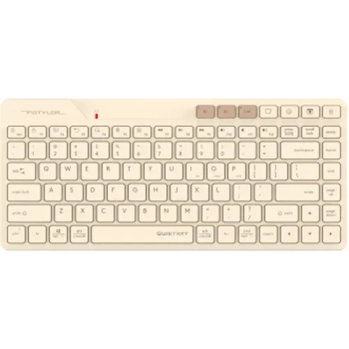 Клавиатура A4Tech Fstyler FBK26C AS бежевый USB беспроводная BT/Radio slim Multimedia (FBK26C AS)