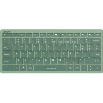 Клавиатура A4Tech Fstyler FBX51C зеленый USB беспроводная BT/Radio slim Multimedia (FBX51C MATCHA GREEN)