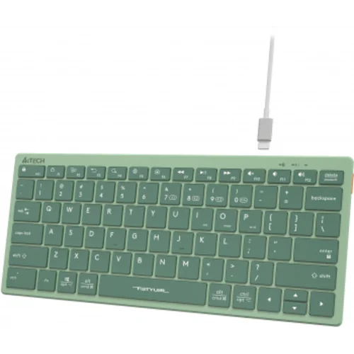Клавиатура A4Tech Fstyler FBX51C зеленый USB беспроводная BT/Radio slim Multimedia (FBX51C MATCHA GREEN)