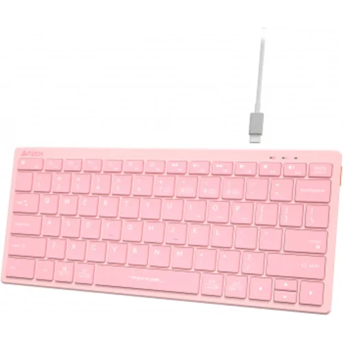 Клавиатура A4Tech Fstyler FBX51C розовый USB беспроводная BT/Radio slim Multimedia (FBX51C PINK)