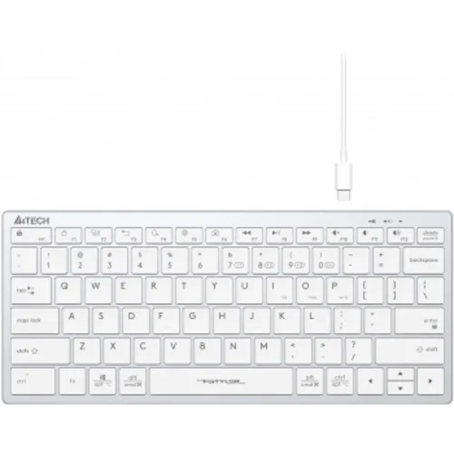 Клавиатура A4Tech Fstyler FBX51C белый USB беспроводная BT/Radio slim Multimedia (FBX51C WHITE)