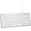 Клавиатура A4Tech Fstyler FBX51C белый USB беспроводная BT/Radio slim Multimedia (FBX51C WHITE)