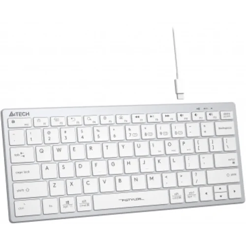 Клавиатура A4Tech Fstyler FBX51C белый USB беспроводная BT/Radio slim Multimedia (FBX51C WHITE)