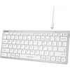 Клавиатура A4Tech Fstyler FBX51C белый USB беспроводная BT/Radio slim Multimedia (FBX51C WHITE)