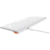 Клавиатура A4Tech Fstyler FBX51C белый USB беспроводная BT/Radio slim Multimedia (FBX51C WHITE)