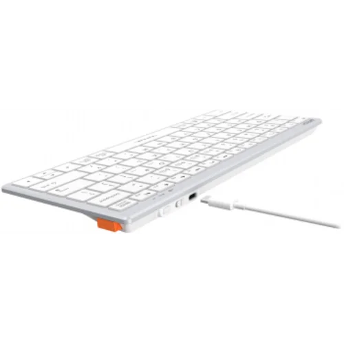 Клавиатура A4Tech Fstyler FBX51C белый USB беспроводная BT/Radio slim Multimedia (FBX51C WHITE)