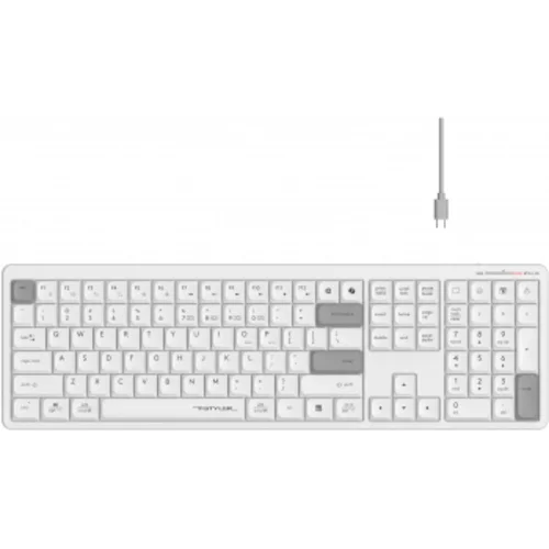 Клавиатура A4Tech Fstyler FBX55C белый USB беспроводная BT/Radio slim Multimedia (FBX55C)