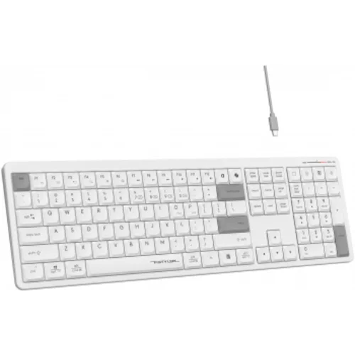 Клавиатура A4Tech Fstyler FBX55C белый USB беспроводная BT/Radio slim Multimedia (FBX55C)
