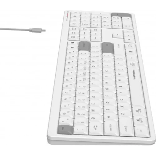 Клавиатура A4Tech Fstyler FBX55C белый USB беспроводная BT/Radio slim Multimedia (FBX55C)