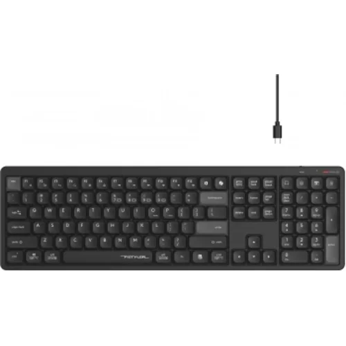 Клавиатура A4Tech Fstyler FBX55C черный USB беспроводная BT/Radio slim Multimedia (FBX55C)