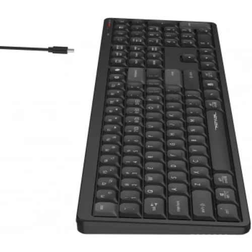Клавиатура A4Tech Fstyler FBX55C черный USB беспроводная BT/Radio slim Multimedia (FBX55C)