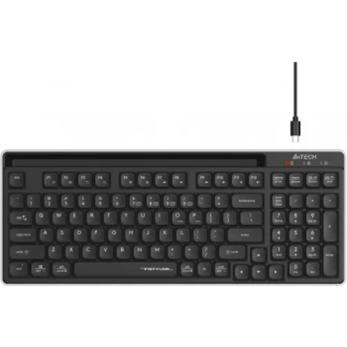 Клавиатура A4Tech Fstyler FBX70C черный USB беспроводная BT/Radio slim Multimedia (FBX70C)