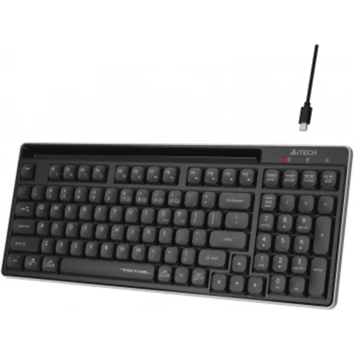 Клавиатура A4Tech Fstyler FBX70C черный USB беспроводная BT/Radio slim Multimedia (FBX70C)