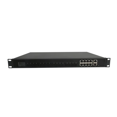 OLT C-DATA FD1108S с 8 портами GEPON (SFP), 8 GE комбо-портов, 2 БП АC