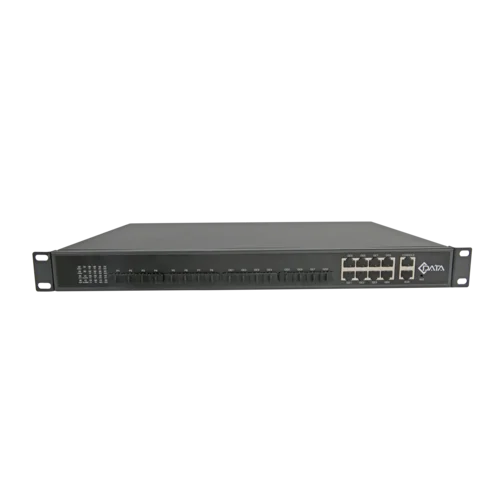 OLT C-DATA FD1108S с 8 портами GEPON (SFP), 8 GE комбо-портов, 2 БП АC