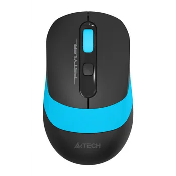 Мышь A4Tech Fstyler FG10 черный/синий оптическая (2000dpi) беспроводная USB (4but)