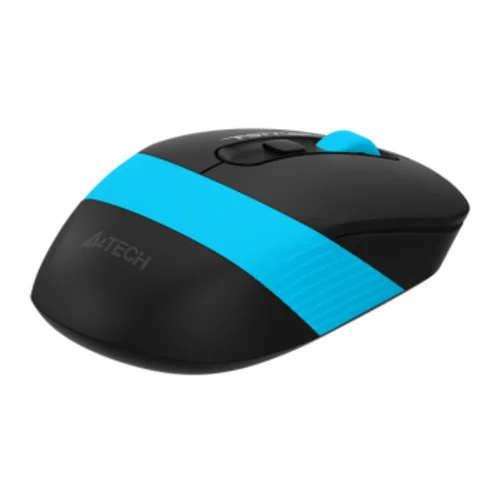 Мышь A4Tech Fstyler FG10 черный/синий оптическая (2000dpi) беспроводная USB (4but)
