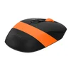 Мышь A4Tech Fstyler FG10 черный/оранжевый оптическая (2000dpi) беспроводная USB (4but)