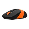 Мышь A4Tech Fstyler FG10 черный/оранжевый оптическая (2000dpi) беспроводная USB (4but)