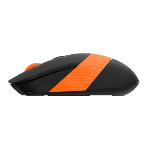 Мышь A4Tech Fstyler FG10 черный/оранжевый оптическая (2000dpi) беспроводная USB (4but)