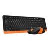 Клавиатура + мышь A4Tech Fstyler FG1010 клав:черный/оранжевый мышь:черный/оранжевый USB беспроводная Multimedia (FG1010 ORANGE)