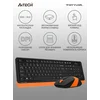 Клавиатура + мышь A4Tech Fstyler FG1010 клав:черный/оранжевый мышь:черный/оранжевый USB беспроводная Multimedia (FG1010 ORANGE)