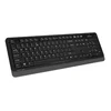 Клавиатура + мышь A4Tech Fstyler FG1010S клав:черный/серый мышь:черный/серый USB беспроводная Multimedia (FG1010S GREY)