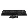 Клавиатура + мышь A4Tech Fstyler FG1010S клав:черный/серый мышь:черный/серый USB беспроводная Multimedia (FG1010S GREY)