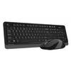 Клавиатура + мышь A4Tech Fstyler FG1010S клав:черный/серый мышь:черный/серый USB беспроводная Multimedia (FG1010S GREY)