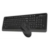 Клавиатура + мышь A4Tech Fstyler FG1010S клав:черный/серый мышь:черный/серый USB беспроводная Multimedia (FG1010S GREY)